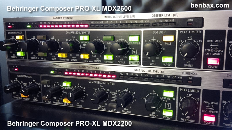 Behringer Composer Pro-XL MDX2600 MDX2200